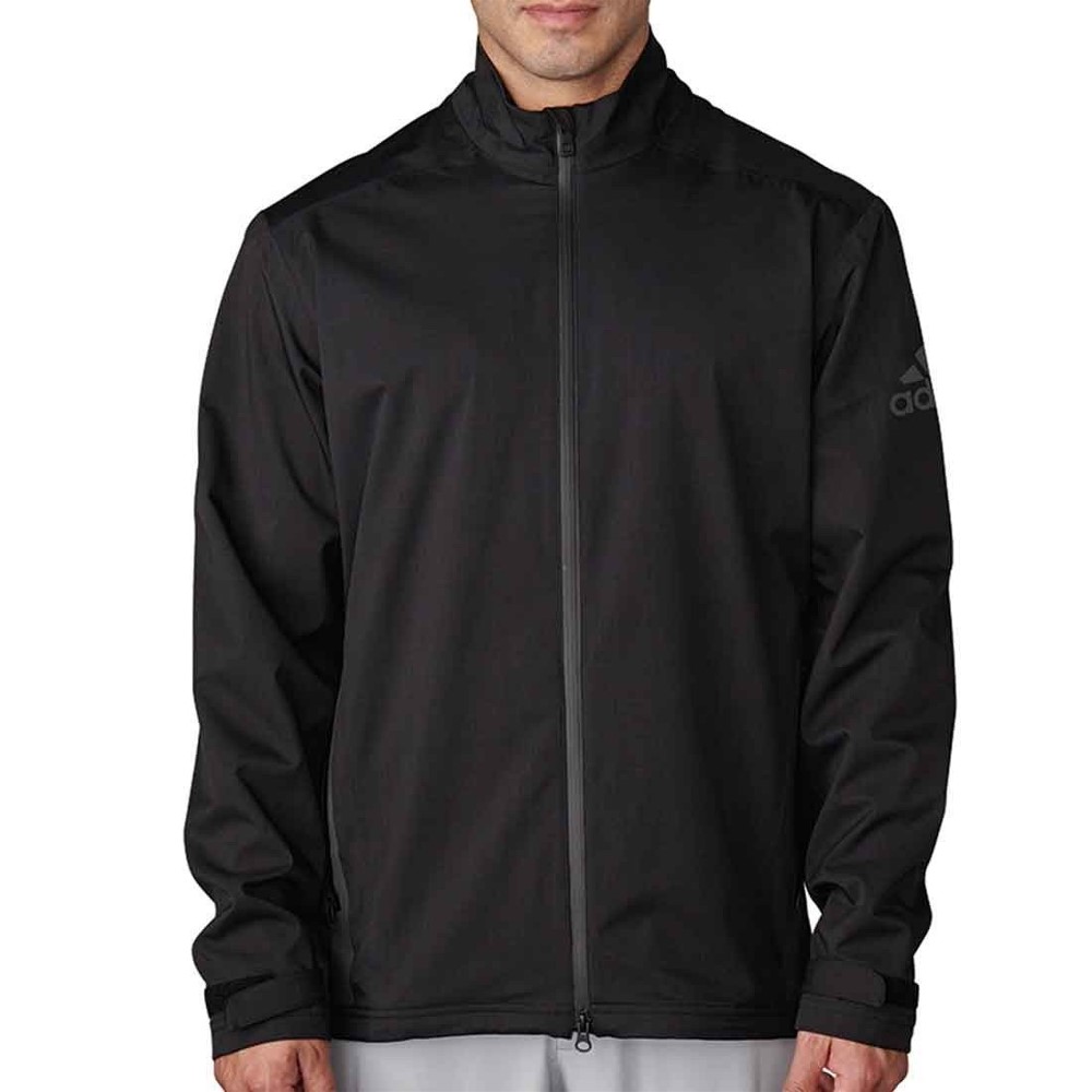 NEW Men's Adidas Golf ClimaProof Heather Rain Jacket Waterproof Black 2XL NEW Men's Adidas Golf ClimaProof Heather Rain Jacket Waterproof Black 2XL